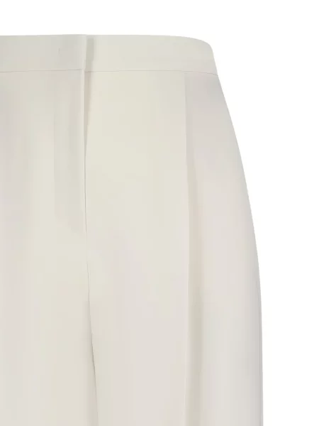 Pantaloni Max Mara plisate alb