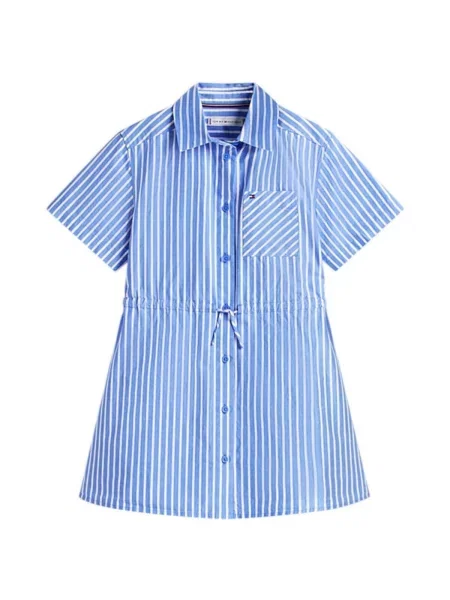 Šaty Tommy Hilfiger modrá