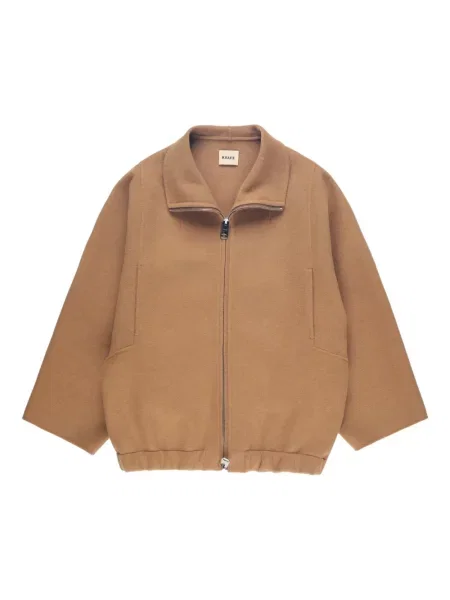 Szeroka kurtka Khaite brązowa