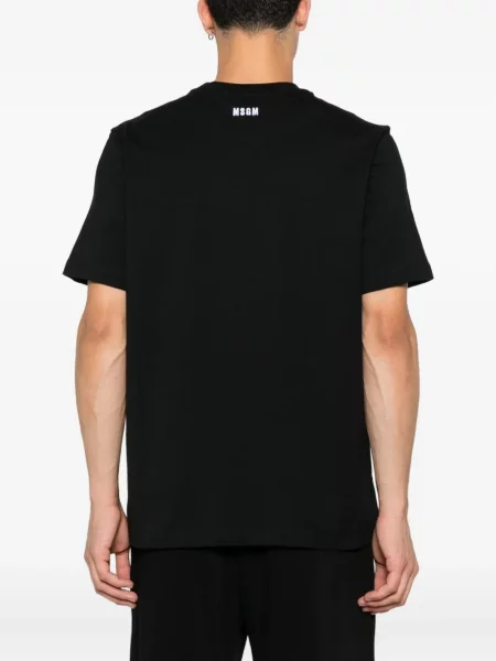 Tricou Msgm cu imagine negru