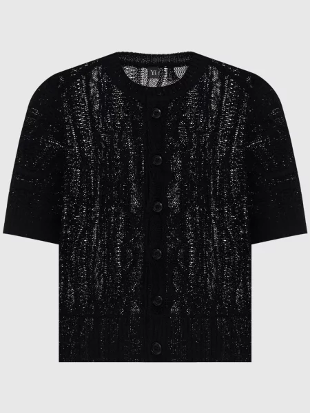 Кардиган з короткими рукавами Y`s Yamamoto чорний