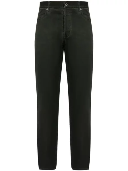 Заужени дънки Burberry зелено