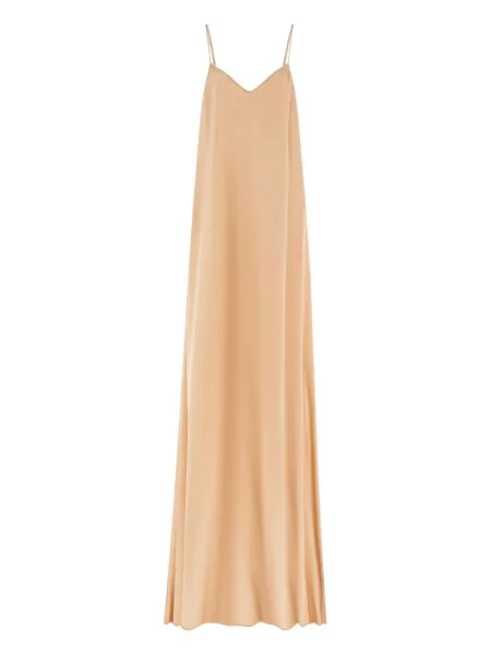 Rochie maxi Ferragamo cu decolteu în V de costum