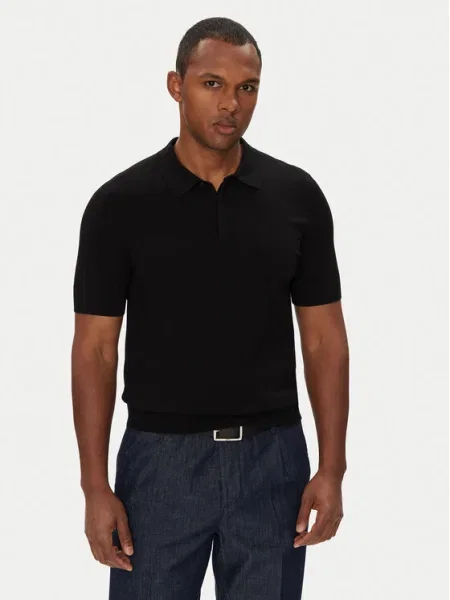 Tricou polo Hugo negru