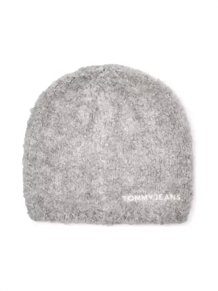 Tommy Jeans Căciulă cu adaos de lână gri