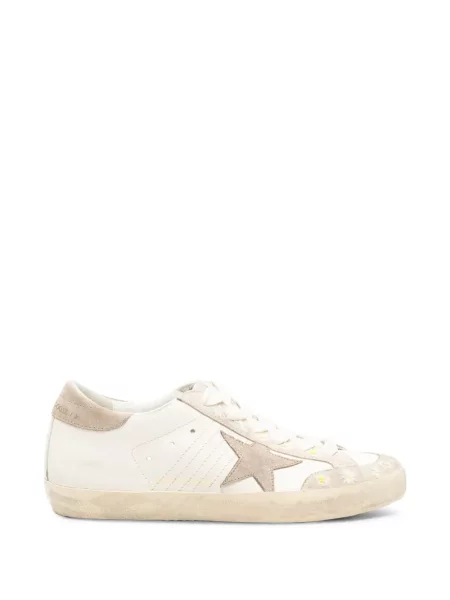 Sneakerși Golden Goose cu model floral alb