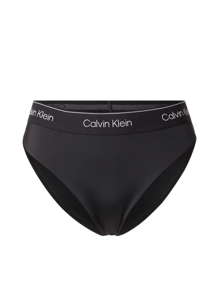 Calvin Klein Swimwear Slip costum de baie negru alb