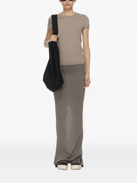 Fusta maxi Rick Owens gri