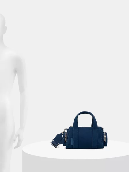 Calvin Klein Táska Webbing Strap Canvas Pocket Bag kék