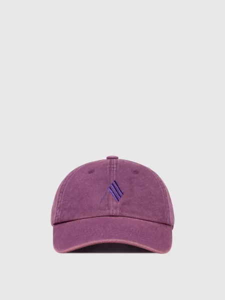 Кепка The Attico с вышивкой фиолетовая