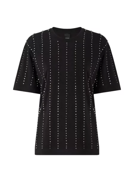 Koszulka Pinko z ćwiekami czarna