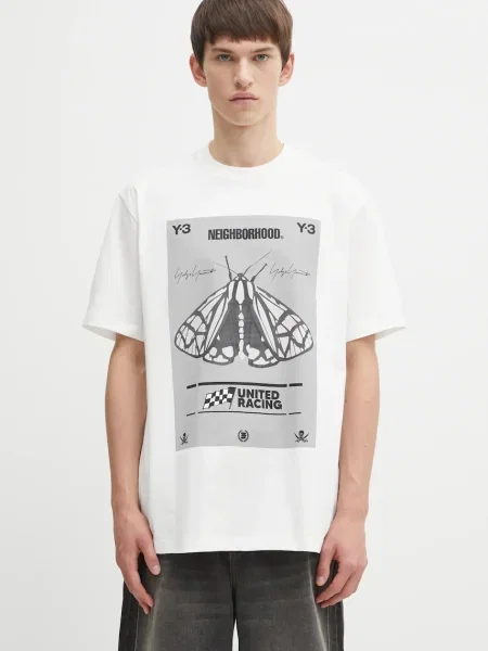 Tricou din x Neighborhood Graphic cu imprimeu alb