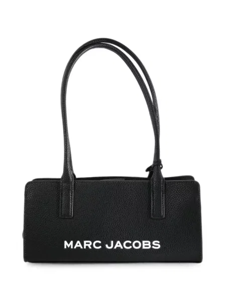 Geantă Marc Jacobs din piele cu imagine negru