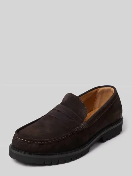 Loafersy z naturalnej skóry model HUGO' Selected