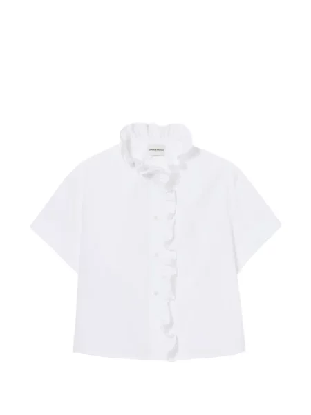 Puplin galléros ing Claudie Pierlot fehér