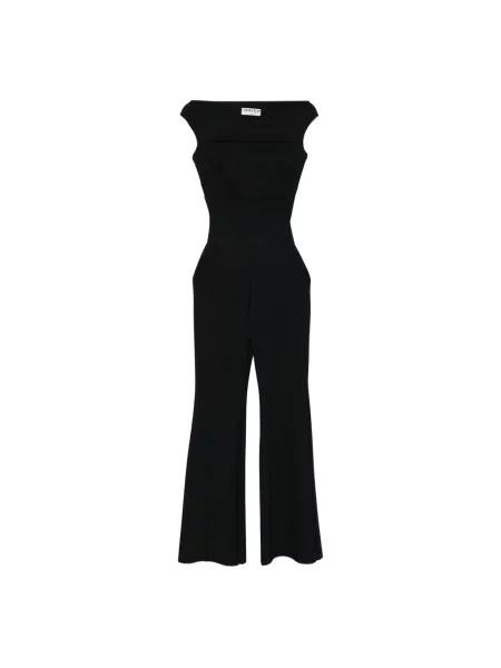 Kombinezon Chiara Boni z odkrytymi ramionami czarny