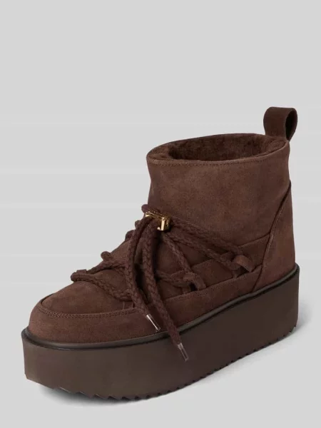 Kozaki ze skóry z podeszwą na platformie model CLASSIC LOW PLATFORM' Inuikii