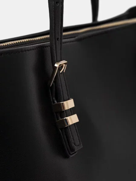 Кожаная сумка шоппер Aldo