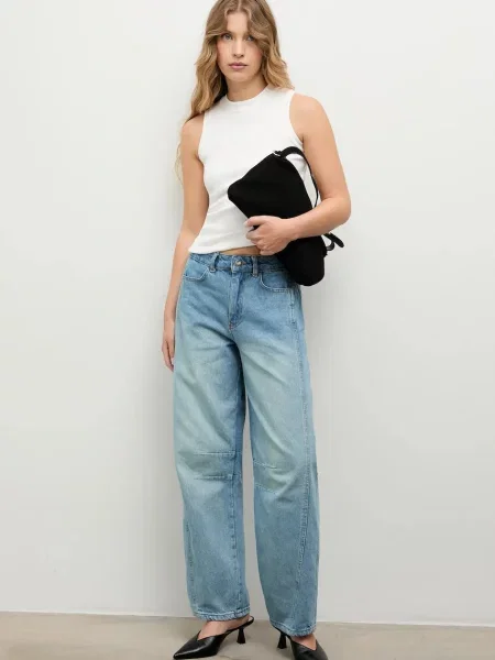 Джинсы Answear.lab с высокой посадкой