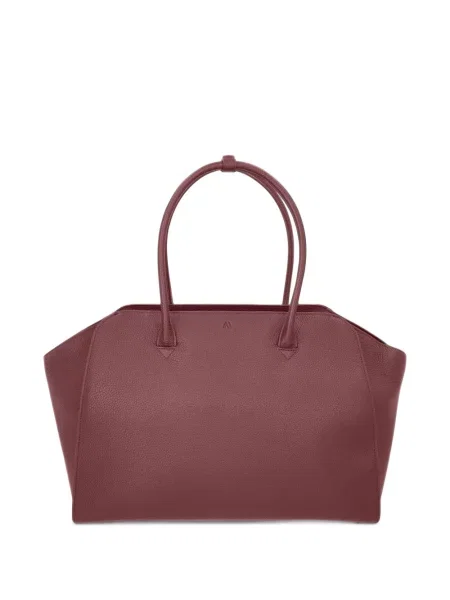 Geantă shopper Kaai din piele roșu