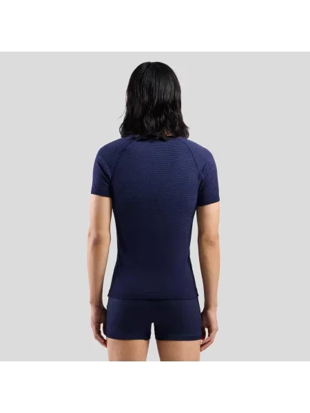 Koszulka Odlo BL TOP crewa neck s/s PERFORMANCE LIGHT niebieska