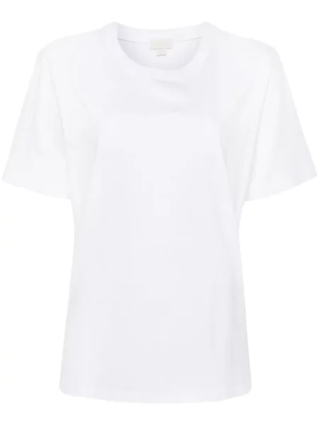 Koszulka Hanro z okrągłym dekoltem biała