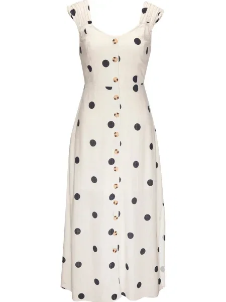 LASCANA Rochie de vară bej deschis negru