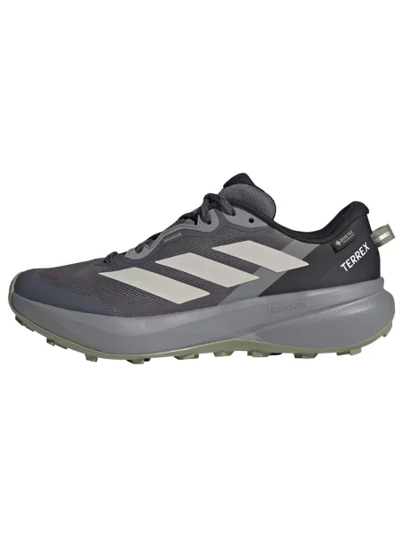 ADIDAS TERREX Tenisice za trčanje Tracefinder Plus bazalt / svijetlosiva / tamo siva