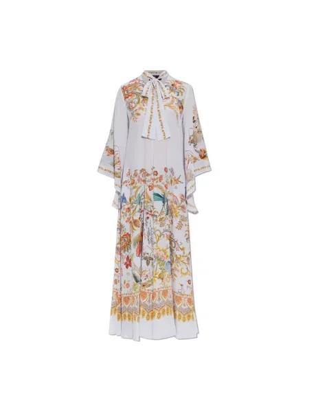 Długa sukienka maxi Etro niebieska