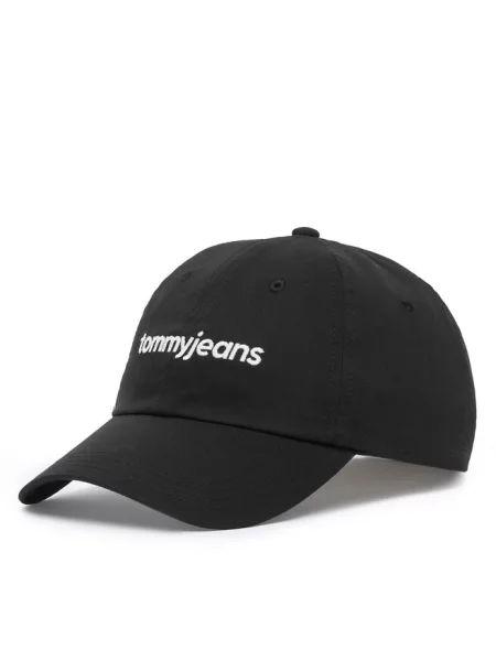 Tommy Jeans czapka bejsbolówka czarna