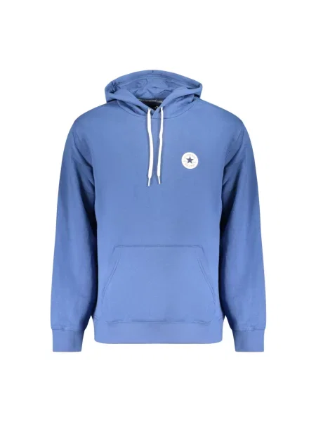 Bluza z kapturem Converse niebieska