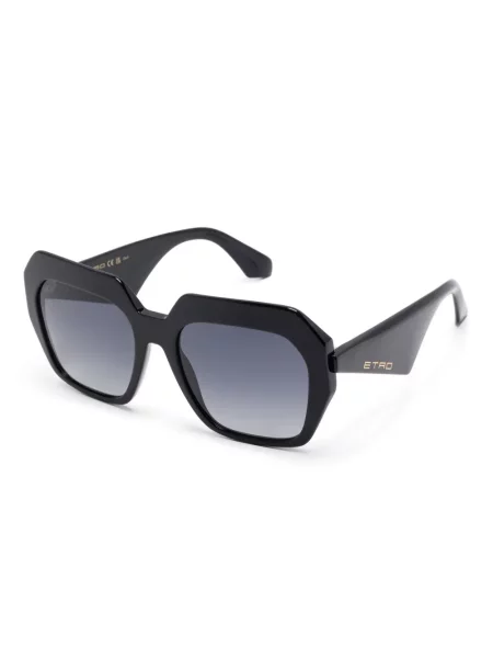 Ochelari de soare Etro cu imprimeu geometric negru