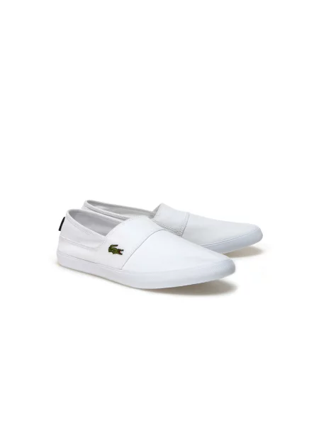 Кроссовки Lacoste слипон белые