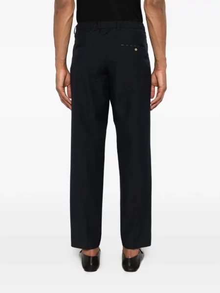 Pantaloni Greyed plisate albastru