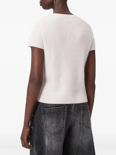 Tricou Allsaints scurt roz