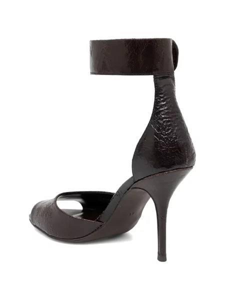 Sandale Jeffrey Campbell din piele cu bretele maro