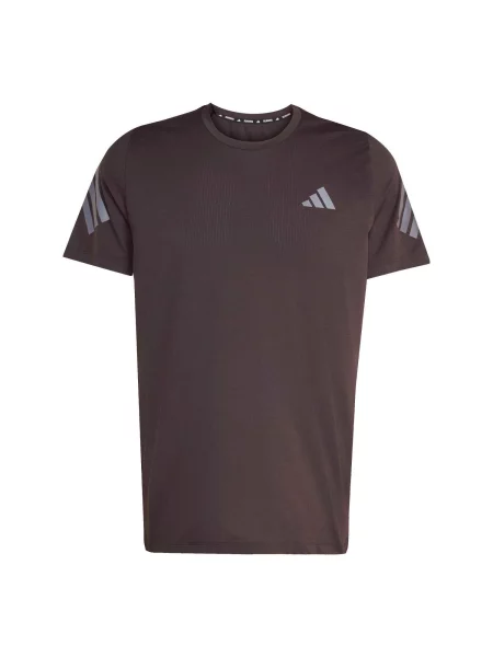 ADIDAS PERFORMANCE Tricou funcțional ciocolatiu / închis maro