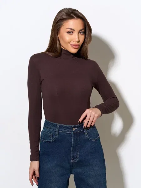 Боді ISSA Plus темно-коричневий коричневе