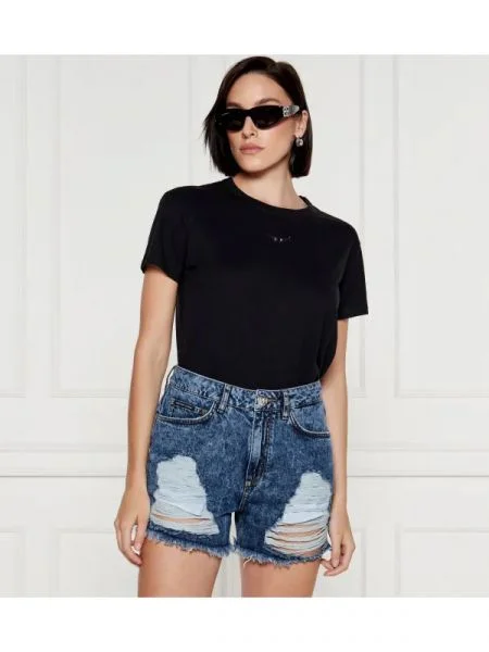 Zadig&Voltaire Tricou MARTA WINGS STRASS | cu adaos de in negru