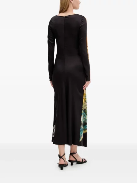 Rochie midi Desigual cu imagine negru