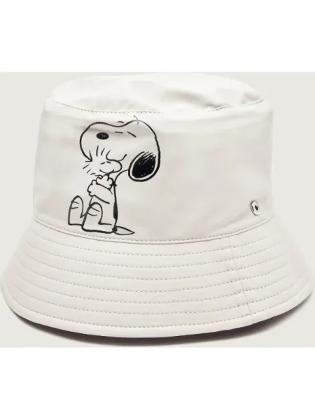 Coccinelle Pălărie Coccinelle X Peanuts alb