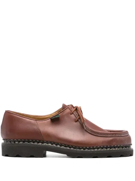 Pantofi derby Paraboot din piele maro