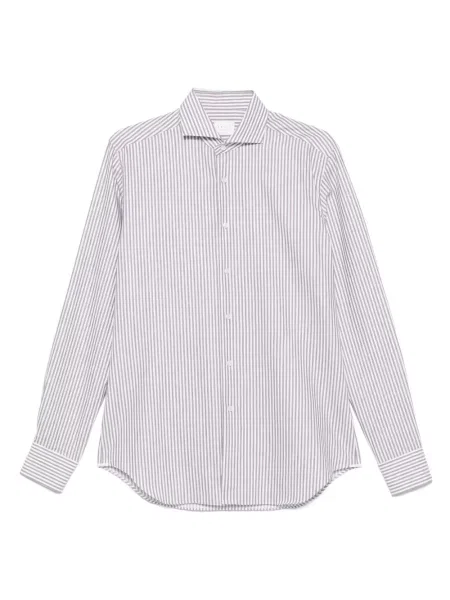 Pruhovaná košile Xacus bílá