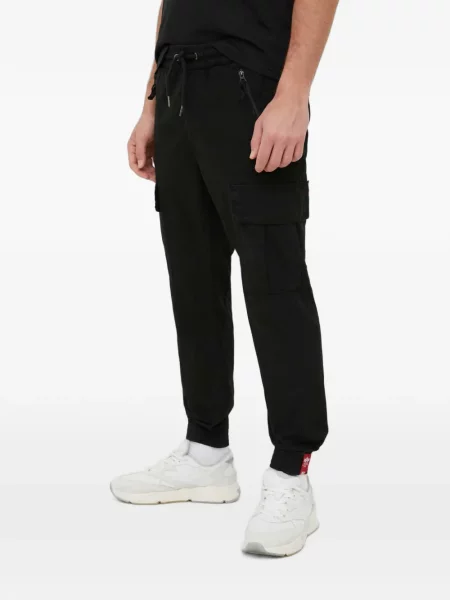 Pantaloni cargo Alpha Industries alergare negru