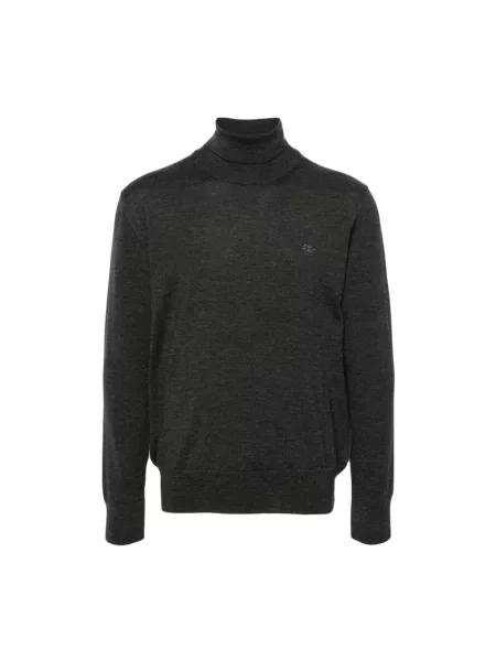 Sweter Etro wełniany szary