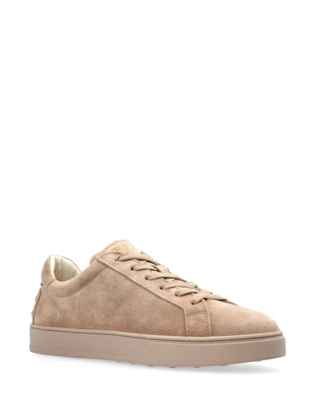 Sneakerși Tod's din piele de căprioară roz