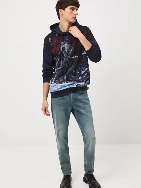 Medicine melegítőfelső kapucnis sötétkék