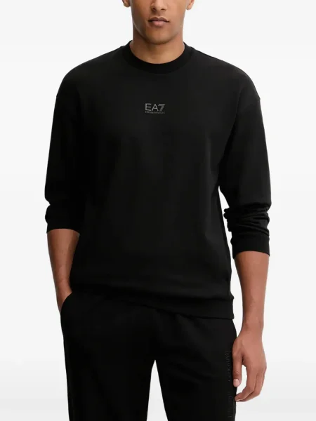 Hanorac crewneck Ea7 Emporio Armani negru