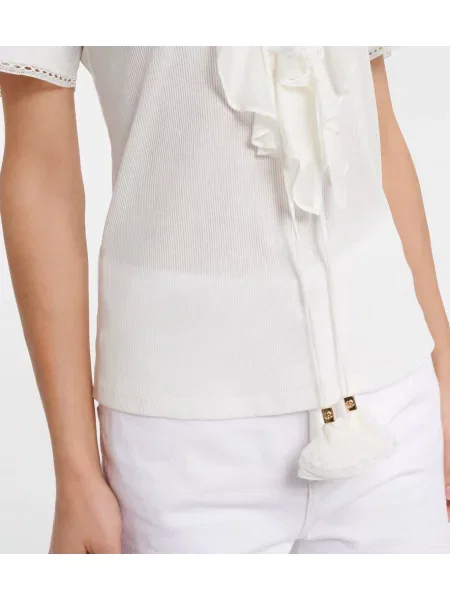 Top Dorothee Schumacher tricotate alb