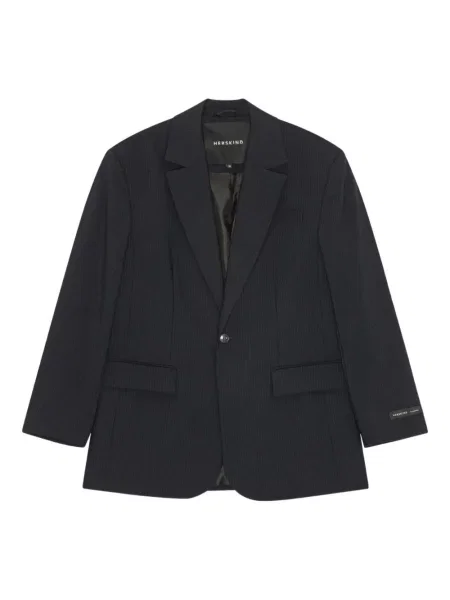 Marynarka Herskind w paski jednorzędowa niebieska